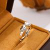 New Personality Creative Carp Lotus 925 Sterling Silver Jewelry Flower Fish Temperament Animal Opening Rings R339