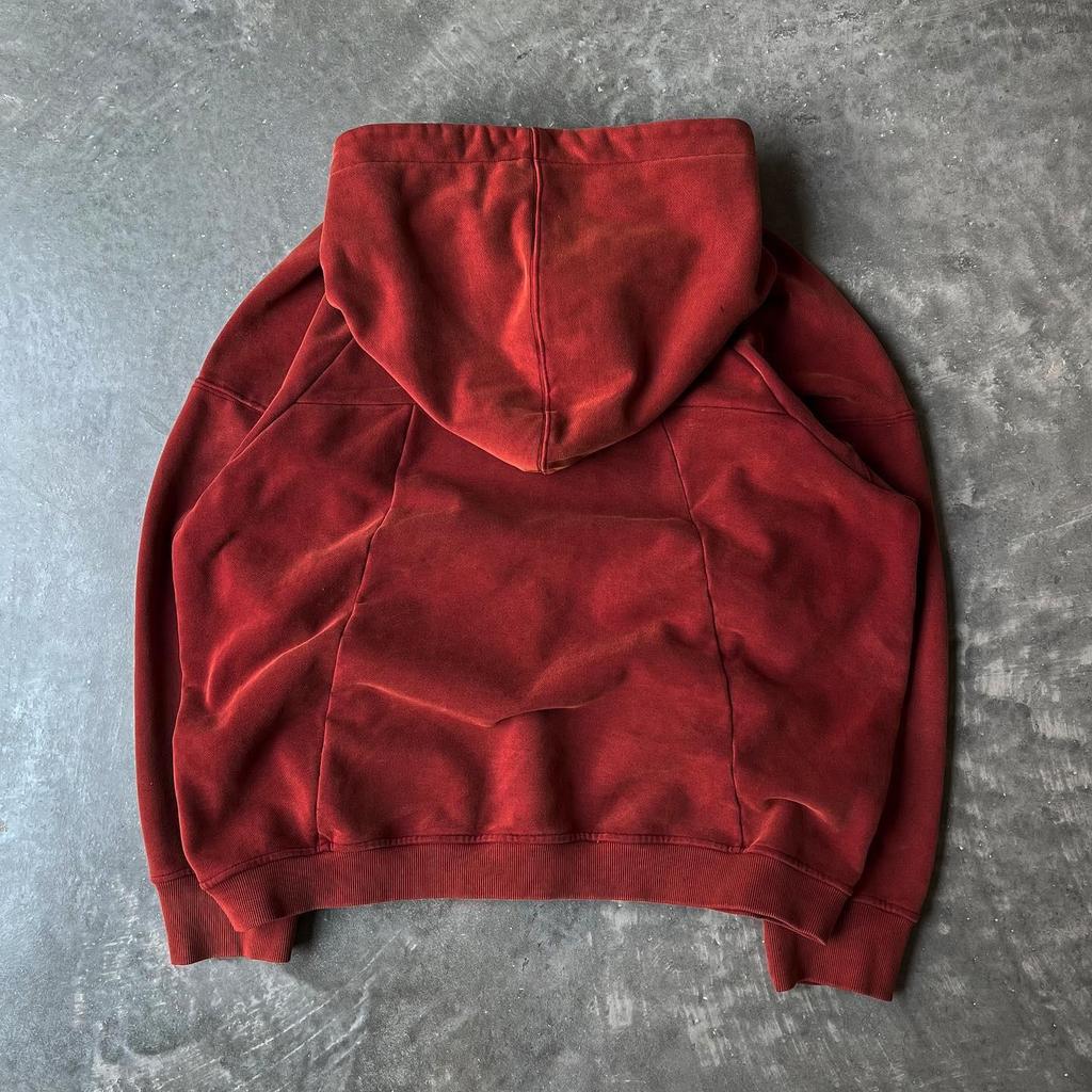 2024 Pánská gotická mikina s kapucí se zipem s retro potiskem hvězd