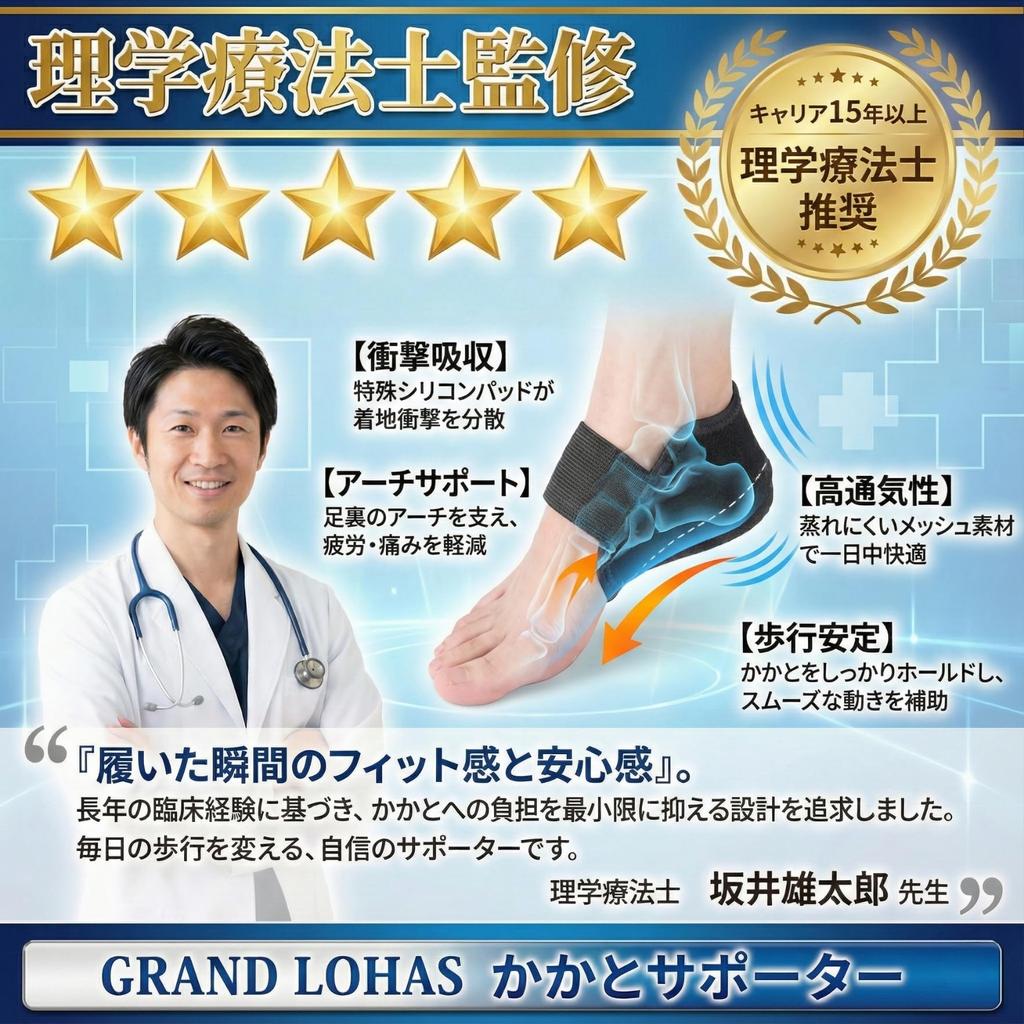 Latest Heel Support by Physical Heel Cushion for Greater Shock Heel Sole of the and Arch Support for Standing Large [2026 Model] [Co-Supervised