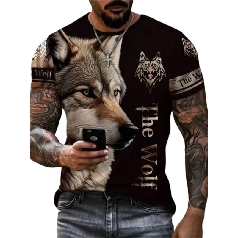 Men's T-Shirt Quick Drying Tops Summer Fashion Street Short Sleeve Tee Shirts 3D Graphic Print Tees Oversized Male Clothing