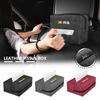 Car Logo Tissue Box Center Console Armrest Napkin Box For Renault RS MeganeTrafic Scenic Kangoo Master Kaptur Triber Clio Duster Z5