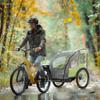 Baby Bike Trailer Cover, Anti Dust Rain Snow, Cold Wind, 76 X 61 X 61 Cm