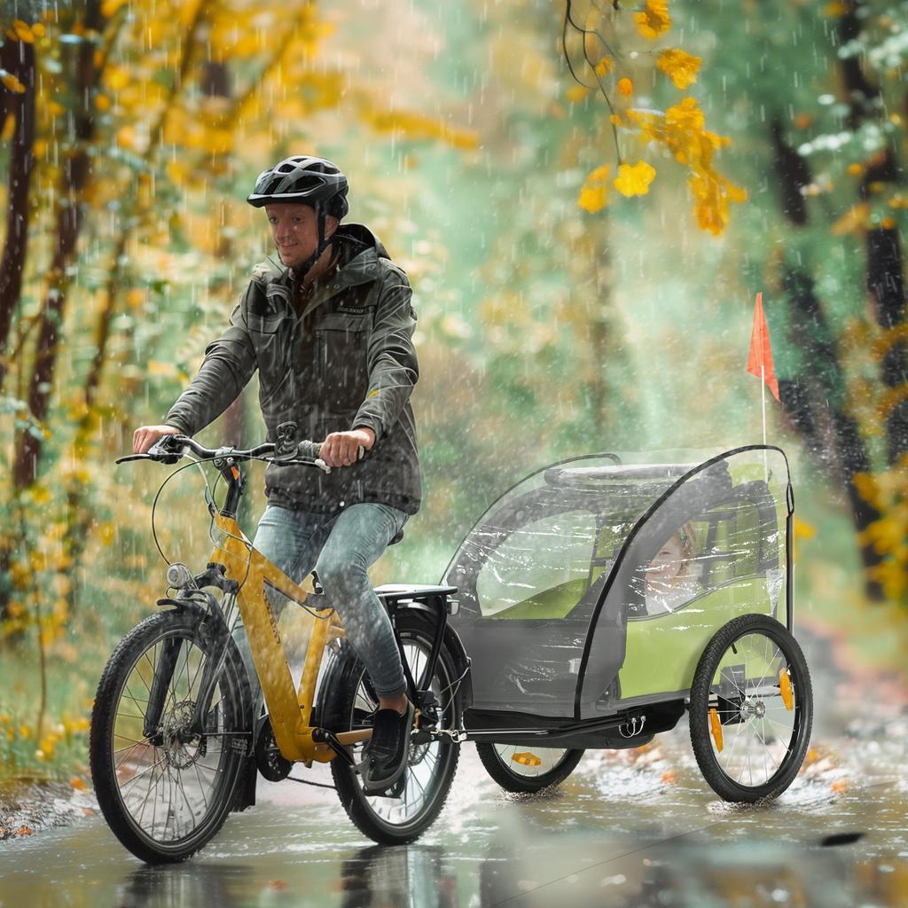 Baby Bike Trailer Cover, Anti Dust Rain Snow, Cold Wind, 76 X 61 X 61 Cm