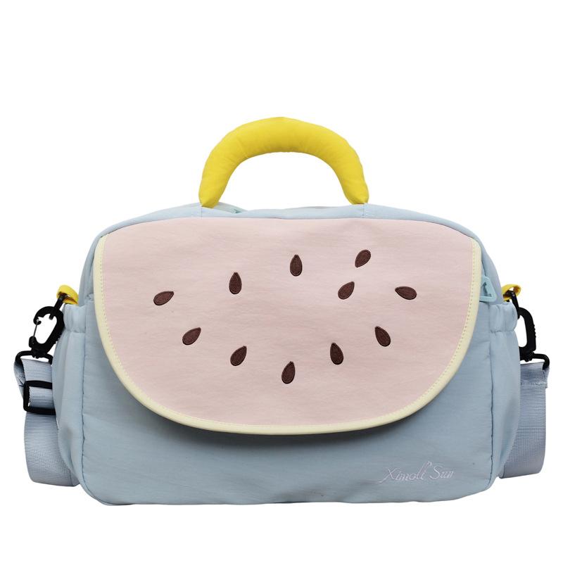 High Value Girls Portable Fitness Bag Large Capacity Outdoor Sports Bag Dopamine Color Scheme Travel Bag