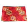 Kinran-ori Tea Mat Tokoshie Japanese Traditional Patterns Wagara Obi-style High-end Tableware (red)
