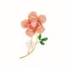 New Fresh Literary Dripping Flower Brooch Simple and Versatile Clothing Pin High-end Jacket Accessories Corsage Woman
