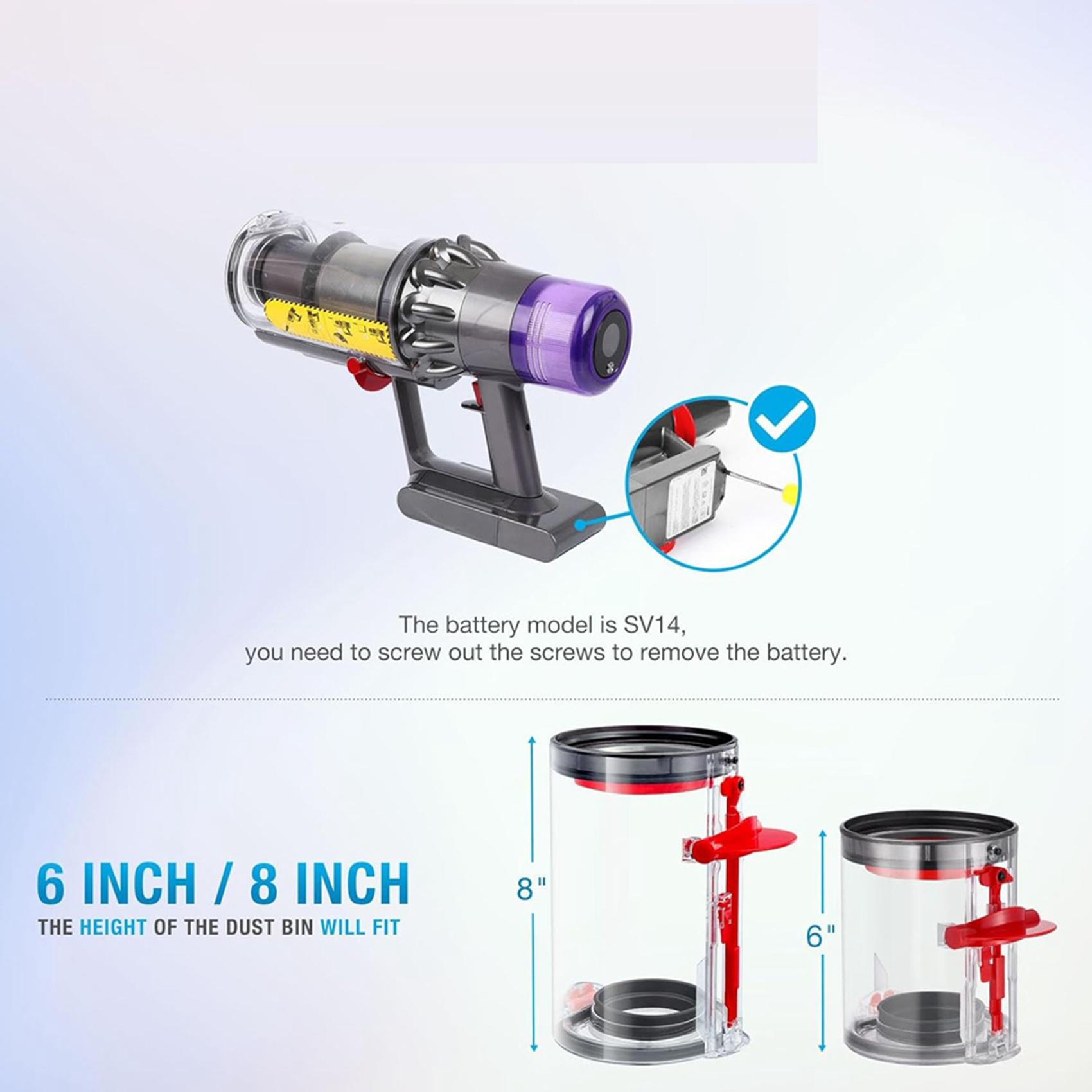 Замена основного корпуса Premium-2X V11 для Dyson V11 SV14, сборка основного корпуса, мотор, циклон, деталь 970142-01
