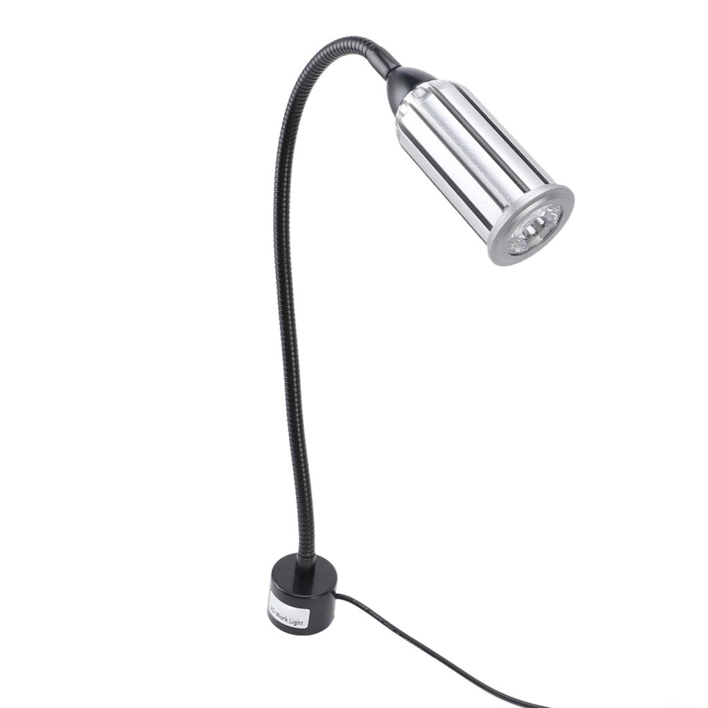 15W Magnetic Work Light 1200LM LED Machine Light with Flexible Gooseneck Shop Tool Lamp for Sewing
