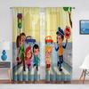 Landscape Desert Sunset Highway Road Sheer Window Curtains for Living Room Kitchen Children Bedroom Tulle Voile Hanging Curtain