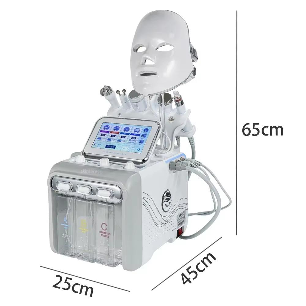7-in-1 Multi-Functional Facial Beauty Device with RF Lifting, Oxygen Hydration, Ultrasonic Cleansing, and Skin Rejuvenation