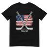 Ice Hockey Usa Flag Tshirt