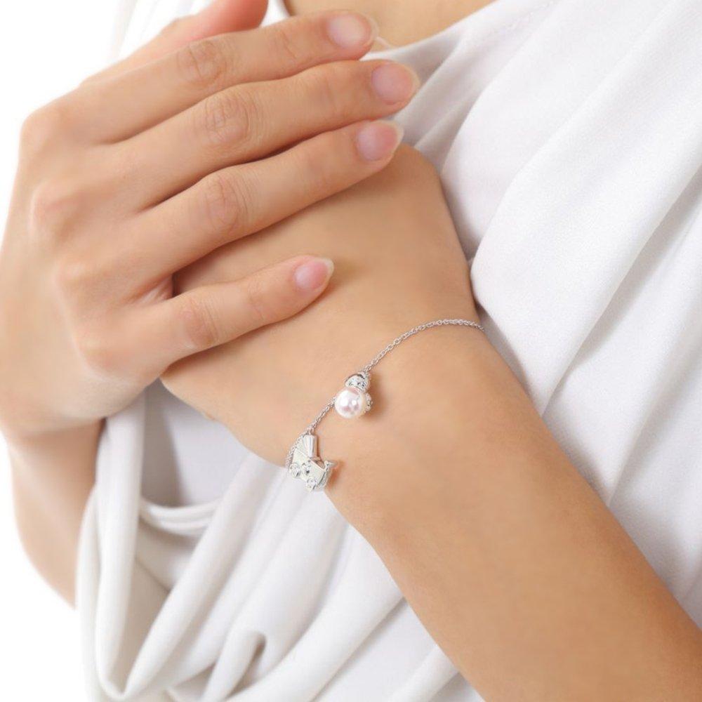 Hello Kitty Bracelet Hello Kitty Birth Bracelet Baby Gift [Moon Label] Baby's Women's [Gift Wrapped]