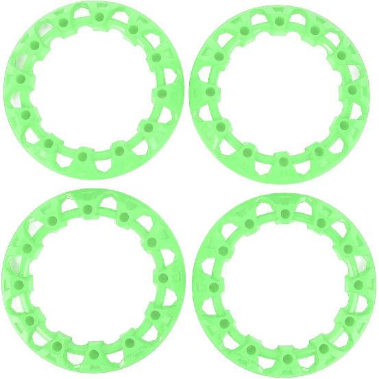 

4Pcs 8 Inch ATV Wheel Trim Hub Protection Decor Wheel Rim Cover Decoration Scratch Plastic Hubcap Trim Cover Universal for Go Kart (Blue) зелёный