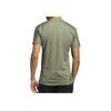 Adidas Solid Color Breathable Round Neck Sports Short Sleeve T-Shirt Men Tops Green FK8990