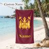 West Ham United FC Custom Name Printed Beach Towel Personalized Soft Towel For Swimming Beach Travel