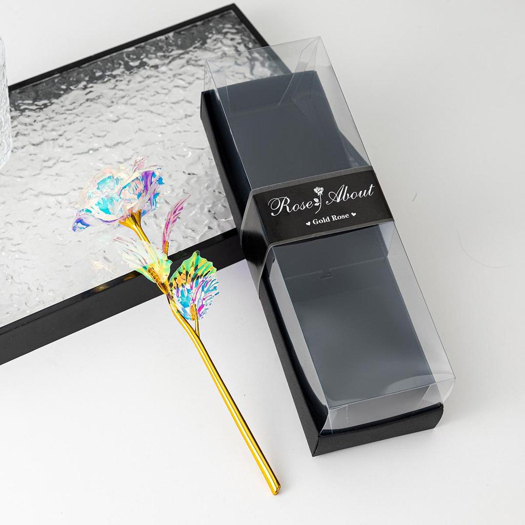 Gold Foil Rose Flower Gift – Perfect for Birthdays & Valentine's Day
