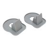 2 Pack Swimming Pool Pipe Holders, Pool Hose Holder Stickers ABS   Ground Pool Hose Support Bracket for 1.25 Inch Diameter Pipes