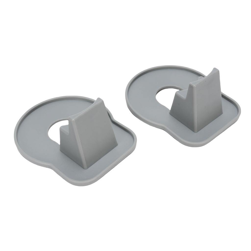 2 Pack Swimming Pool Pipe Holders, Pool Hose Holder Stickers ABS   Ground Pool Hose Support Bracket for 1.25 Inch Diameter Pipes