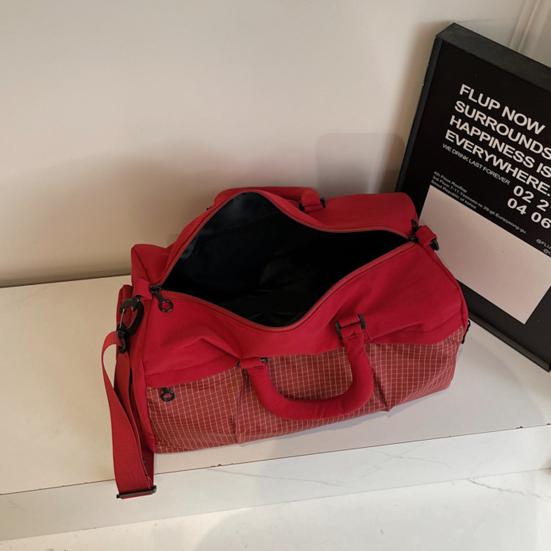 Women Gym Tote Duffle Bag with Wet Pocket And Shoe Compartment Nylon Weekender Bag Overnight Tote for Travel Fitness Dance