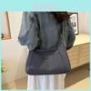 Chic And Spacious Black Canvas Tote Bag For Daily Commute And School