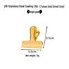 Hongjunda Stainless Steel Kitchen Tongs and Food Sealing Clip Set