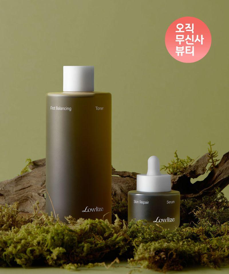 [Moisture Cica / 2-Piece Set] First Balancing Toner 400ml + Skin Repair Serum 30ml