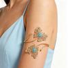 Boho Arm Cuff Open Adjustable Upper Arm Bracelet Bangle Beach Party Jewelry For Women