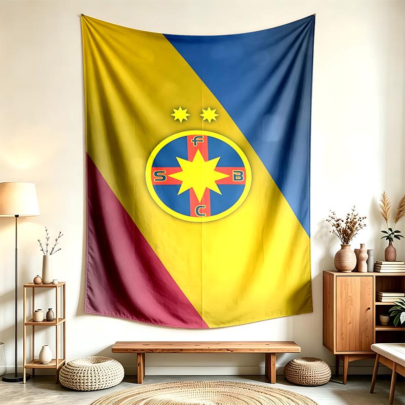 FCSB (1) Tapisserie Adaptée Pour Décorer Les Maisons Les Dortoirs Et Les Chambres Douce Au Toucher Et Un Cadeau Parfait Pour Les Amis Et La Famille