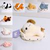 Cuter Panda Elephant Fox Plush Dolls With Lie In The Nest Design For Kids Napping And Play