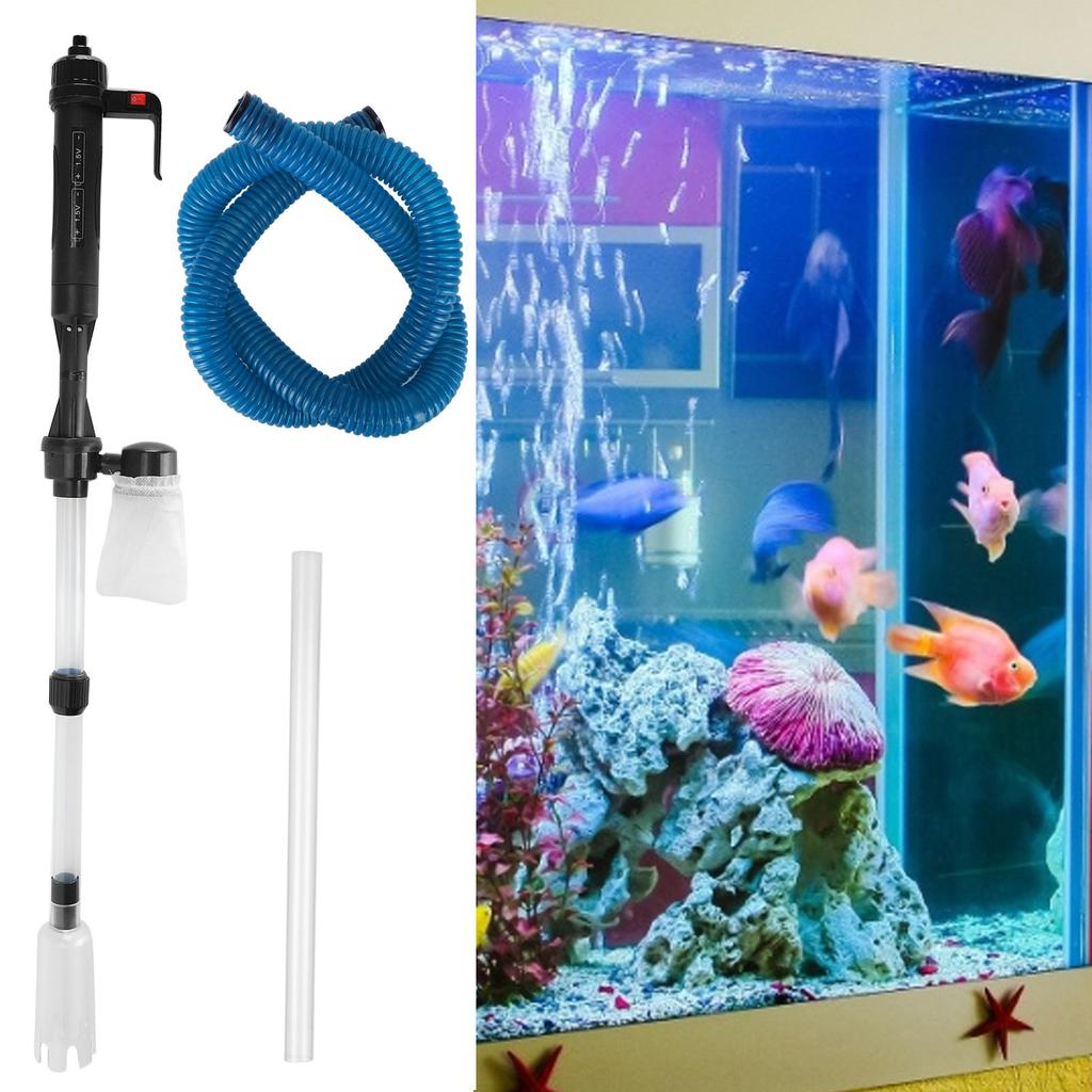 Elektrický čistič akvária sifonový vodní filtr čistič písku akvária pumpa na výměnu vody US zástrčka 110V