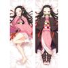 7size Demon Slayer Kamado Nezuko Anime Character Printed Dakimakura Pillowcase Hug Body Sexy Pillowcase OTAKU Waifu Pillow Cover
