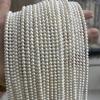 Natural Freshwater Rice Pearl Strand 36cm 4-5mm White Loose Pearls for DIY Jewelry Making Bracelet Necklace Crafts Supplies