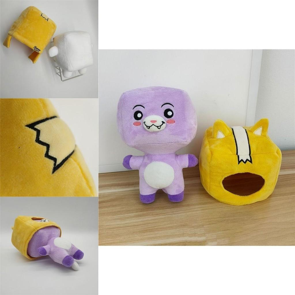 Adorable Lankybox Boxy Foxy Rocky Plush Soft Stuffed Toy Kids Game Figure Doll
