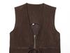 European and American Style Suede Texture Vest and Midi Skirt Set - Autumn Collection