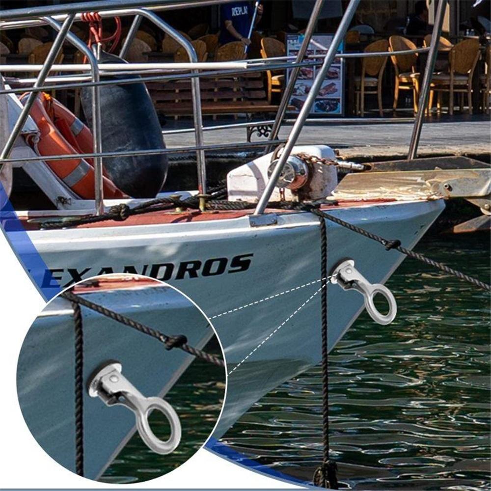 316 Stainless Steel Flip Style Drain Plug - Cam Lock Snap Tight Plug For Boat Hull, Livewell, Baitwell, Transom (Fits 1" & 1-1/4" Holes)