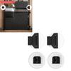 Baby Gate Hardware Set Includes Bottom Board and Fixing Hook Screws Enhancing Child Safety with Easy Installation