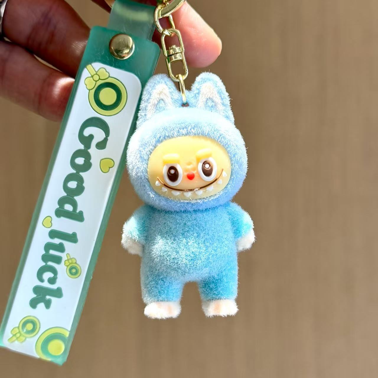 Брелок в виде флокированной куклы, Школьный ранец куклы, Подвеска в виде овечки, Парный брелок.