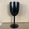 Bicchiere da vino termico in acciaio inossidabile con coperchio a cannuccia, bicchiere da viaggio con stelo, bicchiere in acciaio inossidabile con cannuccia