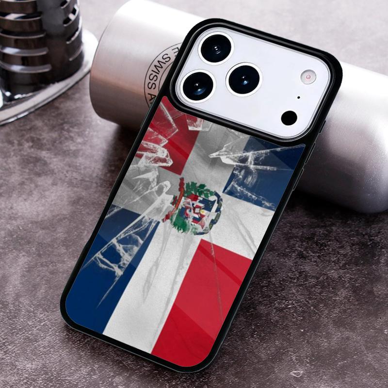 

dominican republic flag Painted Phone Case For iPhone 17 16 15 14 13 12 11 Pro Max Plus 17Air Soft Silicone Cover iPhone Air