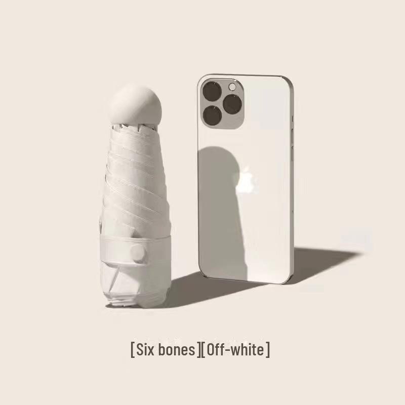 Kompaktowy Ultralekki Damski Parasol Przeciwsłoneczny i Przeciwdeszczowy z Ochroną UV