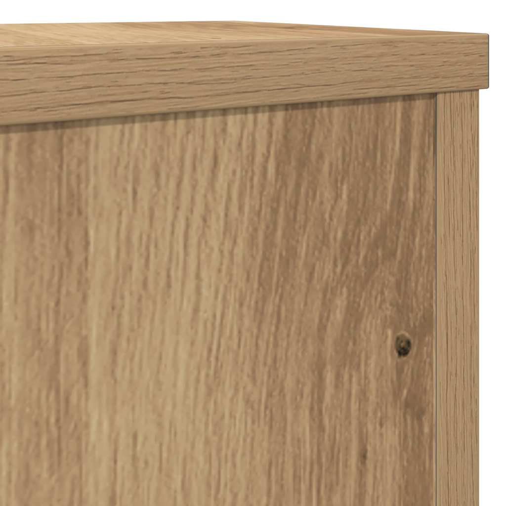 Plant Stand 2 Pcs. Artisan Oak 25 X 25 X 35 Cm Engineered Wood