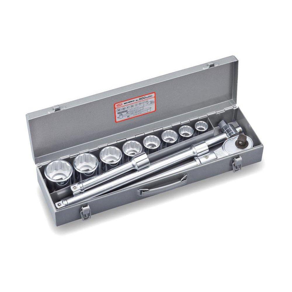

TONE Socket Wrench Set 200MISO Drive Silver Contents 12 items 19.0mm (3/4 )