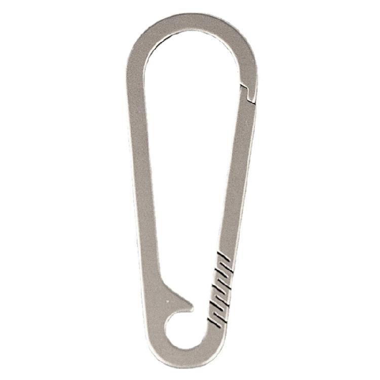 Titanium Alloy Carabiner Quick Release Buckle EDC Spring Snap Hook Keychain Clip