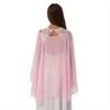 Nuova Sciarpa Lunga in Chiffon Sottile Monocolore Protezione Solare Traspirante Donna Stola Lunga Disponibile in Più Colori