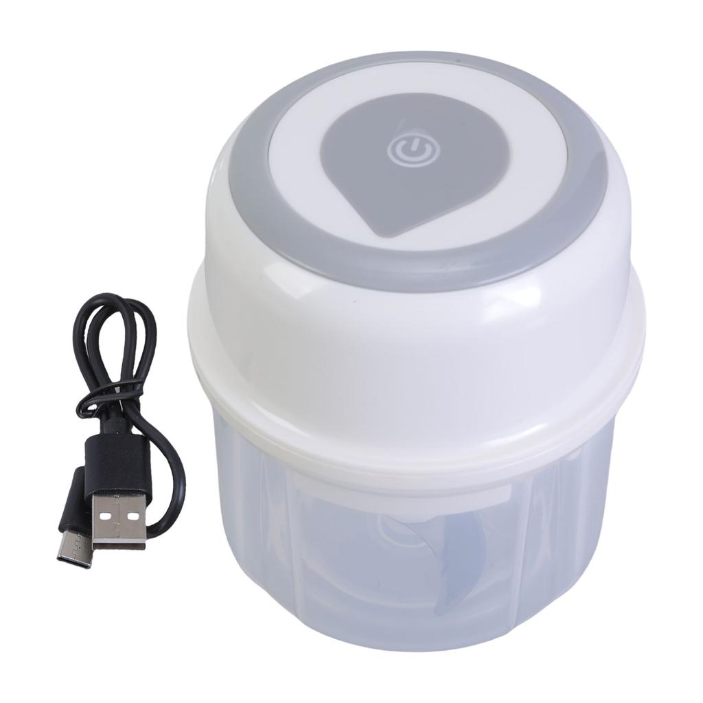 Mini Electric Garlic Chopper USB Rechargeable Vegetable Crusher Efficient 250ML Wireless Food Processor for Nut Onions