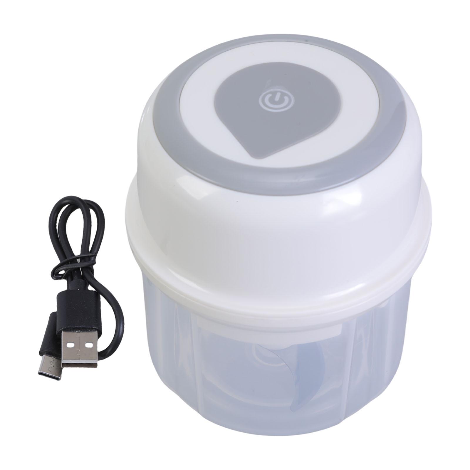 

Mini Electric Garlic Chopper USB Rechargeable Vegetable Crusher Efficient 250ML Wireless Food Processor for Nut Onions