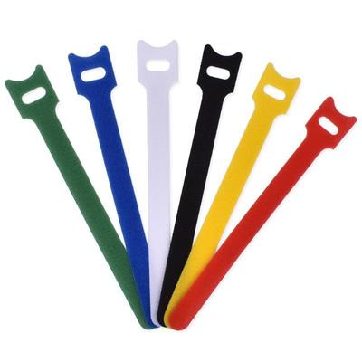 6 adet Çıkarılabilir Kablo Bağları Renkli Plastik Yeniden Kullanılabilir Kablo bağları Naylon Döngü Sarma Zip Paket Bağları T tipi kablo bağ teli