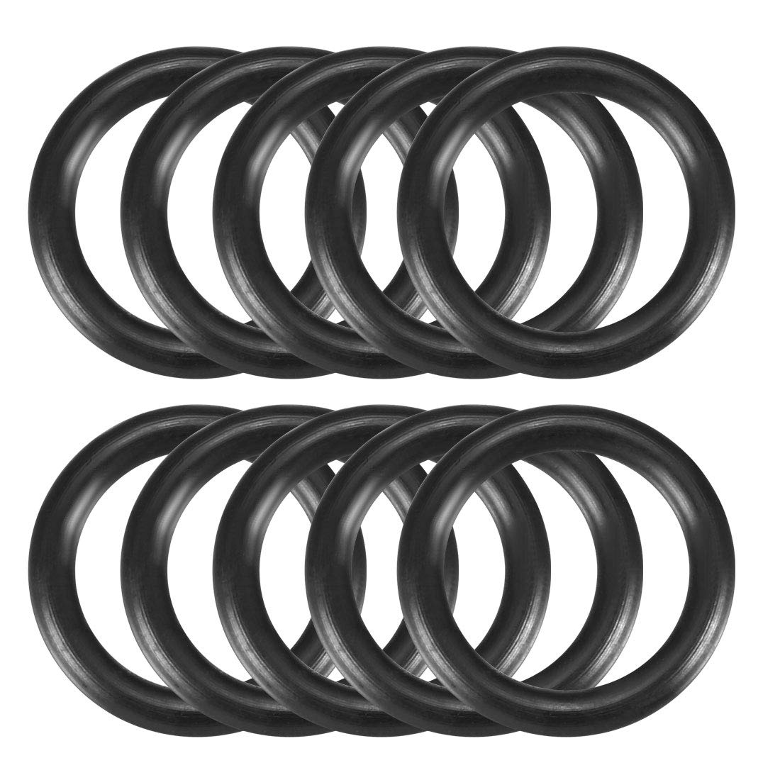 

uxcell Nitrile Rubber O-Ring Sealing Gasket 21mm OD 15mm ID 3mm Width Metric Pack of 10