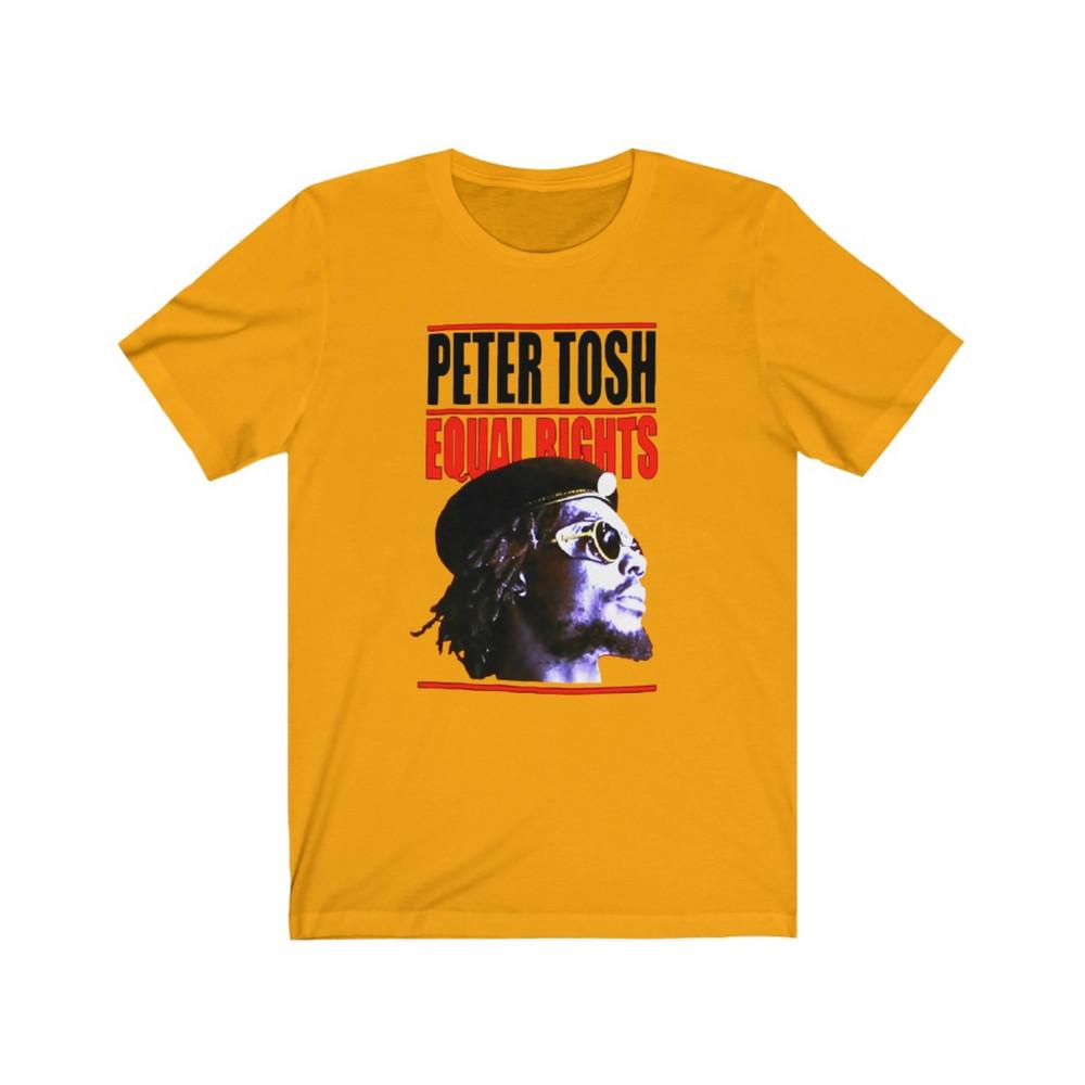 Мужская футболка Peter Tosh Желтая с коротким рукавом Все размеры от S до 5XL XZ304 Унисекс футболка XXXL