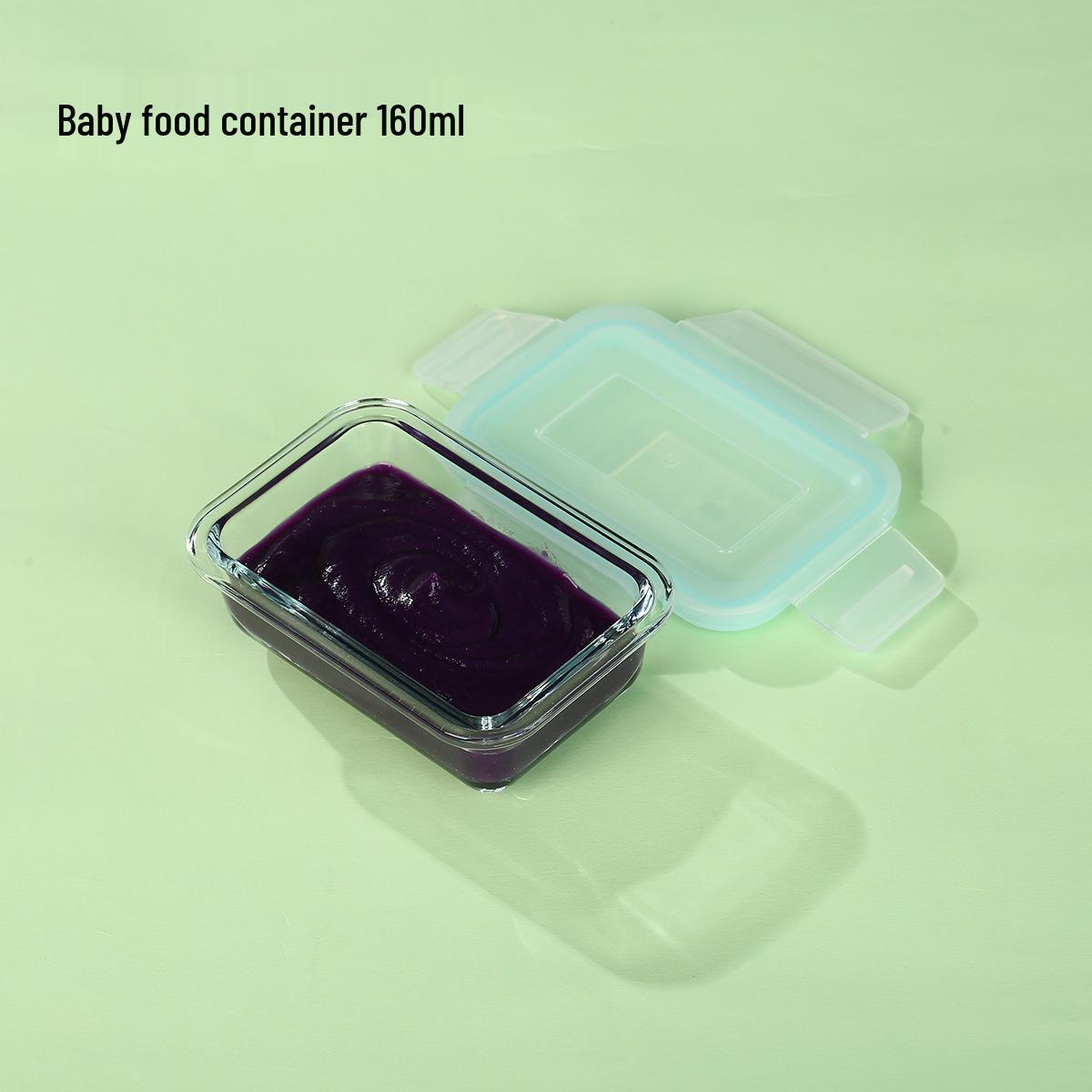 Transparent Heat-Resistant Glass Lunch Box - Microwave & Freezer Safe Sealed Container